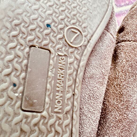 Moccassin Slippers Women Size 7‎ Suede w/ Sherpa Lined Booties Tan Ankle Booties - Picture 3 of 13